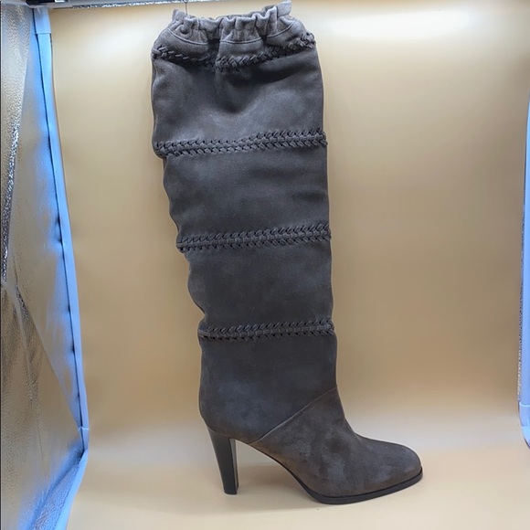 Coach boots leather brown 7.5 B - Picture 3 of 9